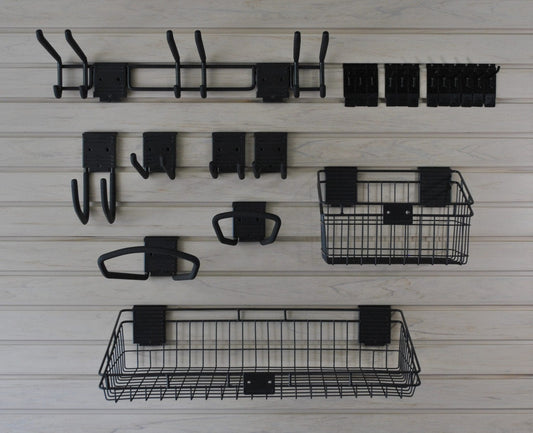 Basic Accessory Kit w/ Locking Hooks (18 Piece Kit)