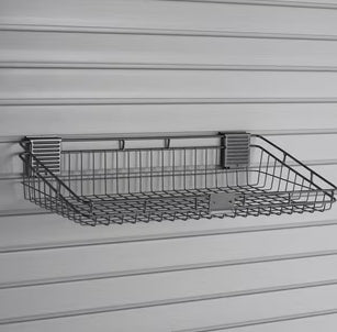 Powder Coated Wire Basket - Black