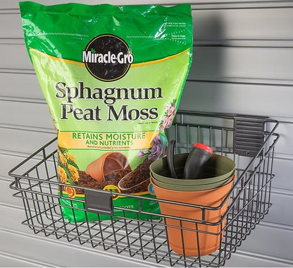 Powder Coated Wire Basket - Black